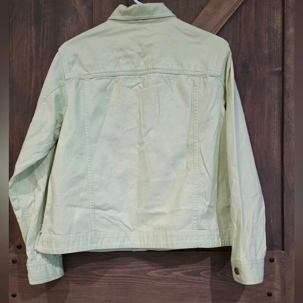 Great Northwest Lemongrass Jean Jacket Size Large